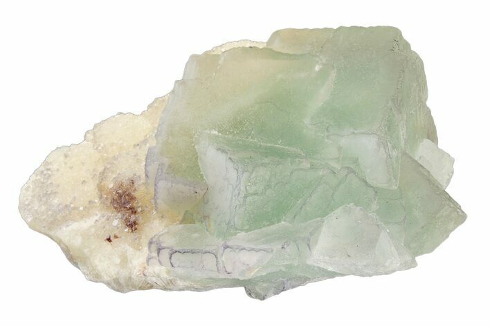 Fluorescent, Green Fluorite Crystal Cluster - Qinglong Mine, China #205303